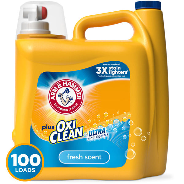 Arm & Hammer Plus Oxiclean Liquid Detergent 130 fl oz