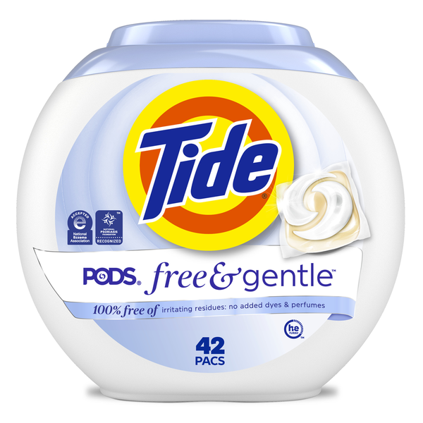 Tide Laundry Pods Free & Gentle, 42 count 42 ct