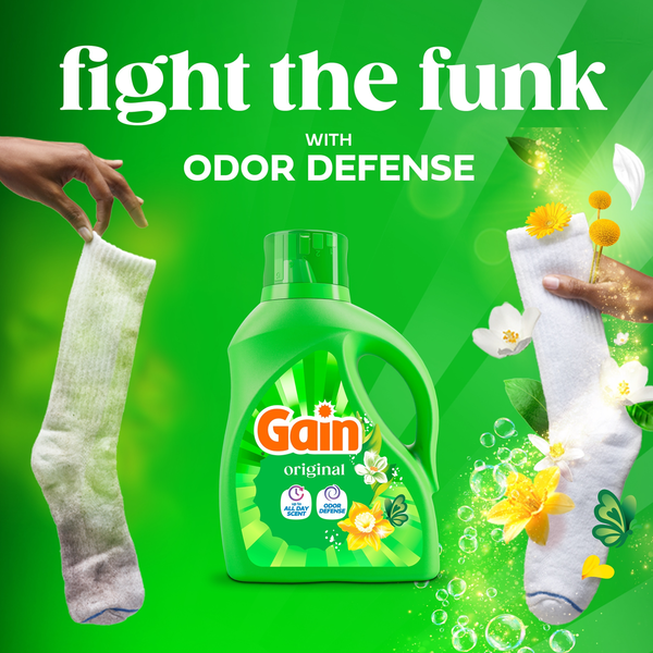 Gain Original Scent Liquid Laundry Detergent 132 oz