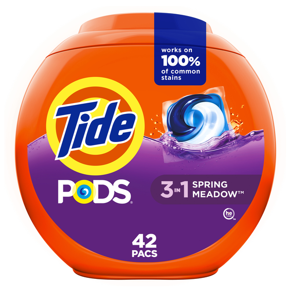 Tide Laundry Pods Spring Meadow, 42 count 42 ct