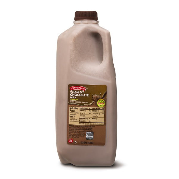 Friendly Farms 1% Low Fat Chocolate Milk 0.5 gal